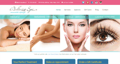Desktop Screenshot of bellezzaspava.com